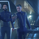 Captain Pike turns right instead of left in his hasty hunt for a double agent on Discovery’s bridge.